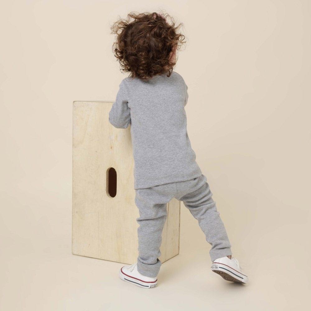Calça Unissex Slim Canelado MiniMalista | Liso Mescla Médio - MiniMalista Baby - 0.3, b2b, Baby, black-friday, com-desconto-mm10, Frio, Kids, Menino, SALE-FINAL, tab-tam-calça-slim, Winter Sale 30% -bebê-minimalista-estiloso