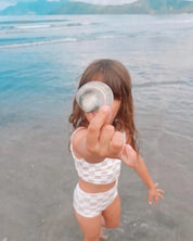 Calcinha de Praia Estampado UV50+ | Racer Beige - MiniMalista Baby - 0, b2b, Calor, com-desconto-mm10, Menina, tab-tam-calcinha-praia, Verão -bebê-minimalista-estiloso