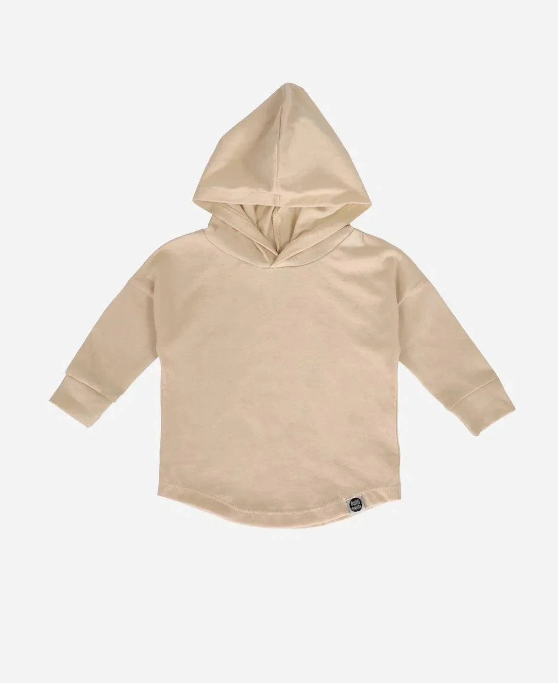 Camiseta Capuz Infantil Manga Longa MiniMalista | Liso Beige - MiniMalista Baby - 0.2, 0.3, b2b, black-friday, com-desconto-mm10, Meia Estação, Menino, Neutro, tab-tam-camiseta-capuz-manga-longa, tab-tam-camiseta-longa, Unissex -bebê-minimalista-estiloso