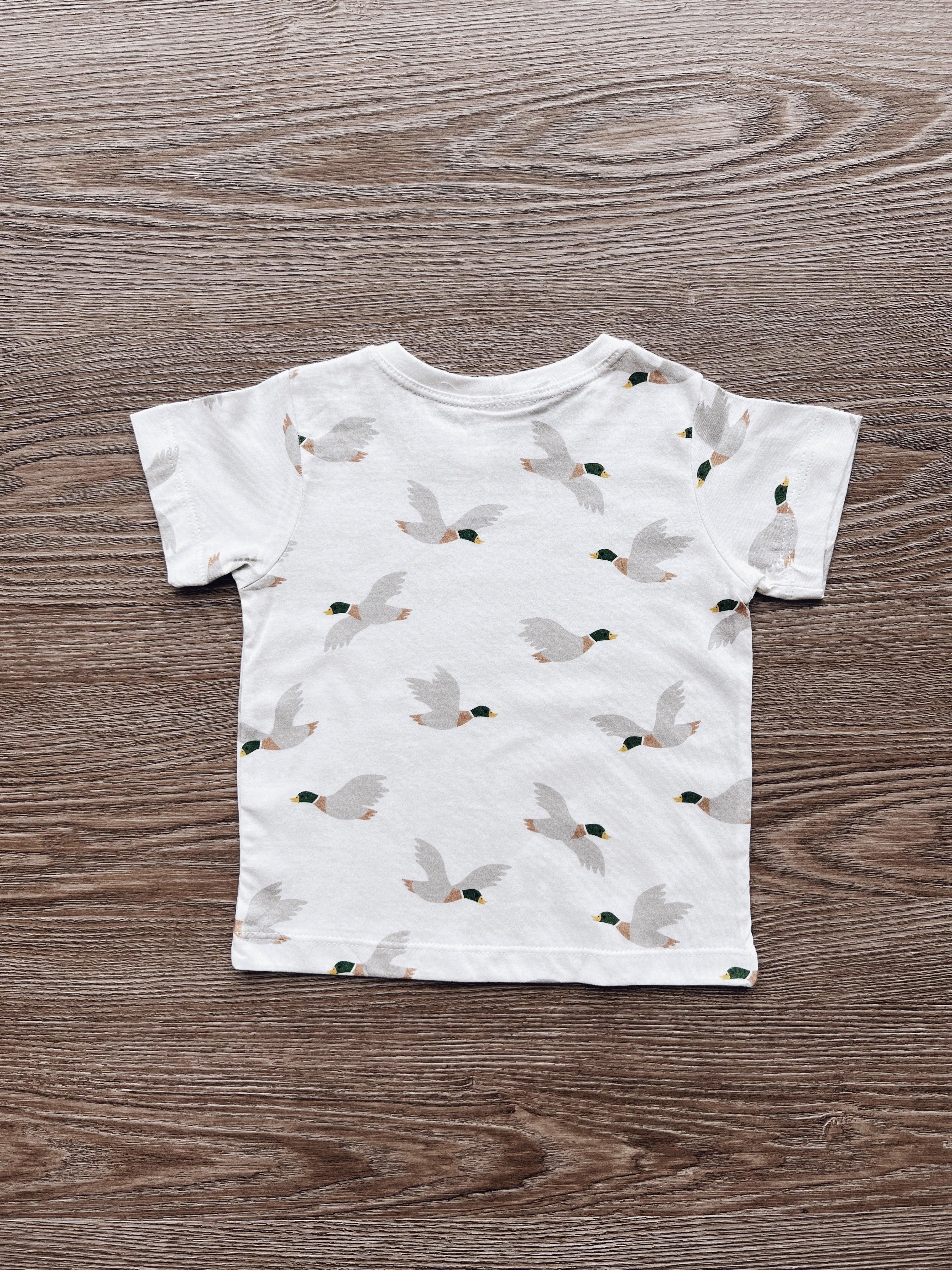 Camiseta Infantil Manga Curta Unissex Mallard Duck - MiniMalista Baby - b2b, com-desconto-mm10, Kids, Meia Estação, Menino, minime -bebê-minimalista-estiloso