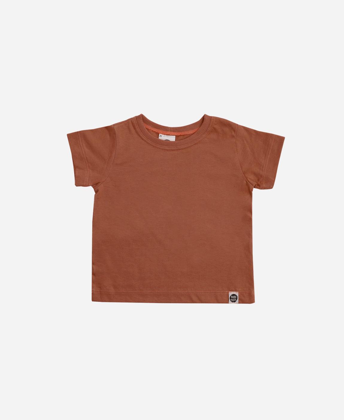 Camiseta Infantil Manga Curta Unissex MiniMalista Liso Chutney - MiniMalista Baby - b2b, com-desconto-mm10, Kids, Meia Estação, Neutro, new, Unissex -bebê-minimalista-estiloso