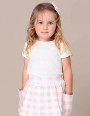 Camiseta Infantil Manga Curta Unissex MiniMalista | Liso Branco Off - MiniMalista Baby - 0.25, 0.3, Ano Novo, anonovo, b2b, Best, black-friday, com-desconto-mm10, Kids, Meia Estação, Menina, Neutro, new, Reveillon, tab-tam-camiseta-manga-curta, Unissex -bebê-minimalista-estiloso