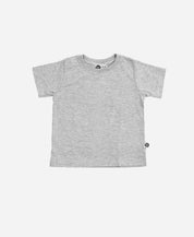 Camiseta Infantil Manga Curta Unissex MiniMalista | Liso Mescla Médio - MiniMalista Baby - 0.3, b2b, black-friday, com-desconto-mm10, Kids, Meia Estação, Menino, SALE-FINAL, tab-tam-camiseta-manga-curta -bebê-minimalista-estiloso