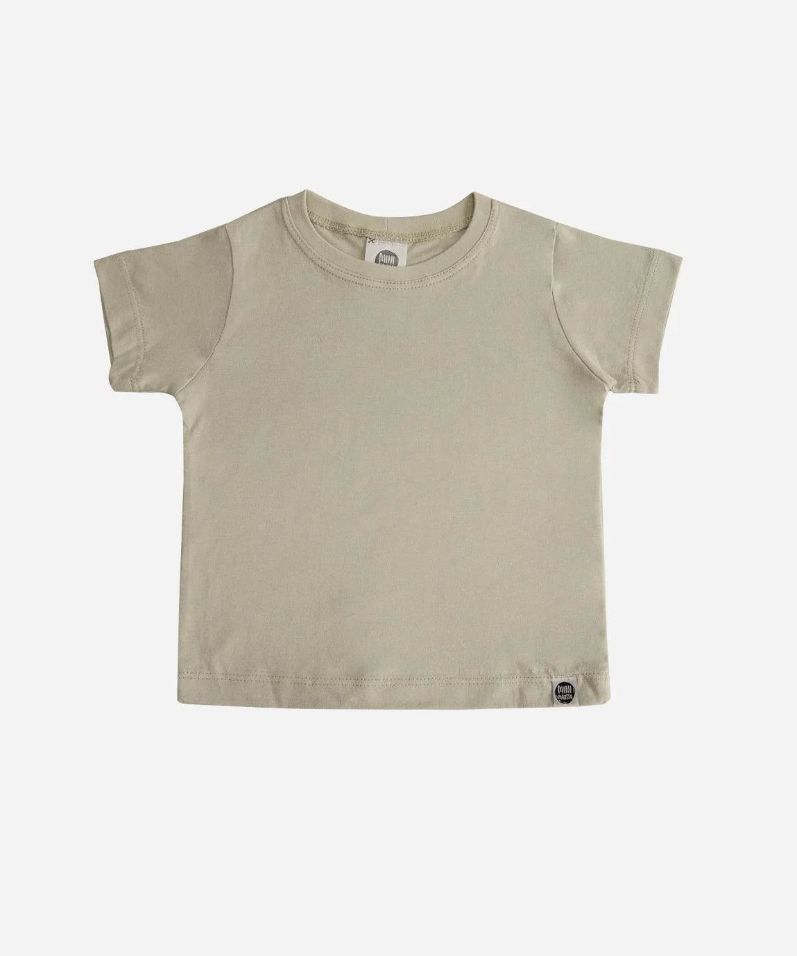 Camiseta Infantil Manga Curta Unissex MiniMalista | Liso Stone - MiniMalista Baby - 0.3, b2b, black-friday, com-desconto-mm10, Kids, Meia Estação, Menino, tab-tam-camiseta-manga-curta -bebê-minimalista-estiloso