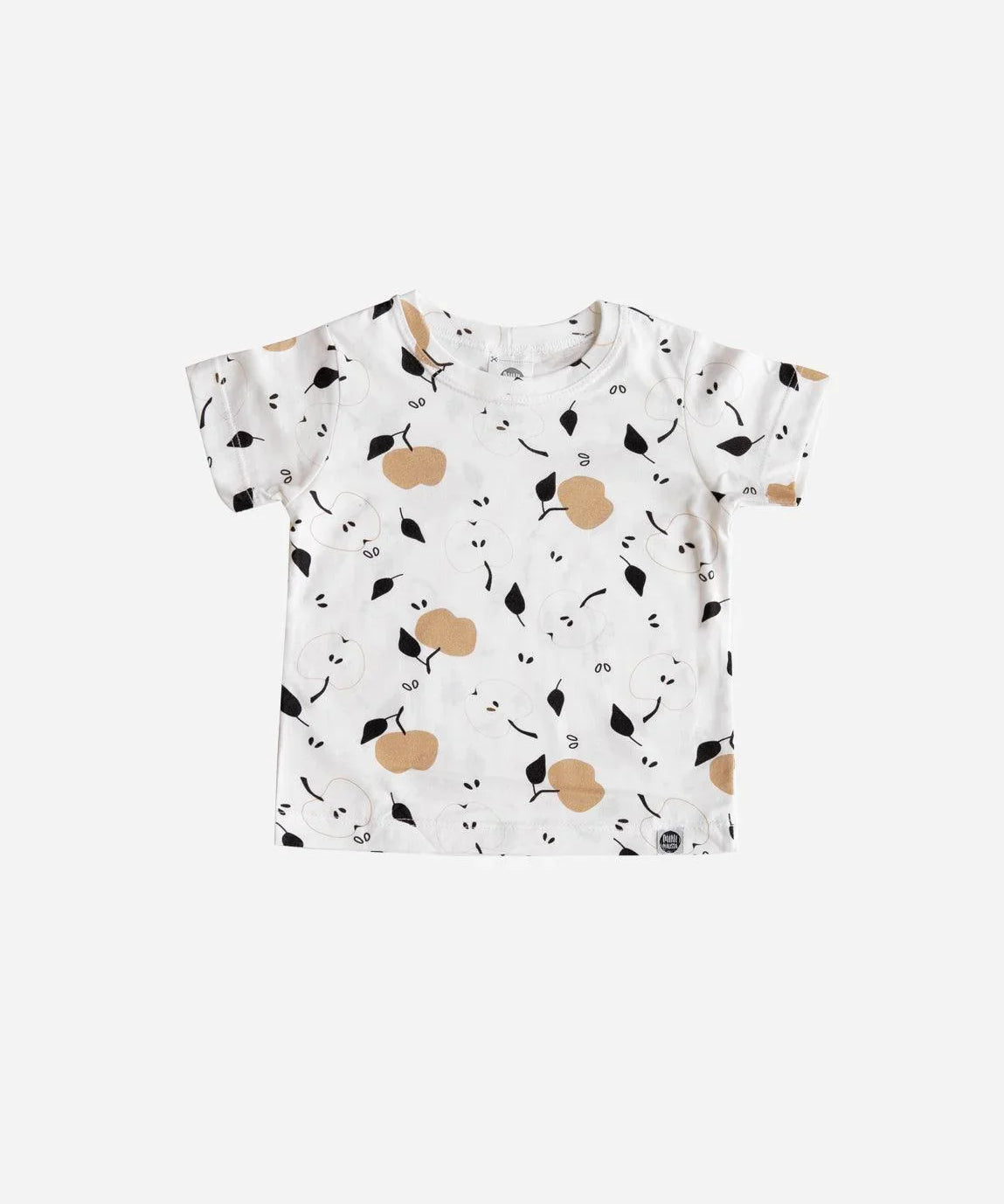 Camiseta Infantil Manga Curta Unissex | Apples - MiniMalista Baby - 0.2, b2b, Baby, black-friday, com-desconto-mm10, Kids, Meia Estação, Menino, minime, Neutro, new, tab-tam-camiseta-manga-curta, Unissex -bebê-minimalista-estiloso
