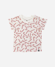 Camiseta Infantil Manga Curta Unissex | Candy Cane - MiniMalista Baby - 0, b2b, Christmas, com-desconto-mm10, Kids, Meia Estação, Menina, natal, Neutro, tab-tam-camiseta-manga-curta, Unissex, Xmas -bebê-minimalista-estiloso