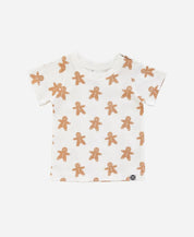 Camiseta Infantil Manga Curta Unissex | Gingerbread - MiniMalista Baby - 0.3, 0.35, b2b, black-friday, Christmas, com-desconto-mm10, Kids, Meia Estação, Menina, natal, Neutro, tab-tam-camiseta-manga-curta, Unissex, Xmas -bebê-minimalista-estiloso