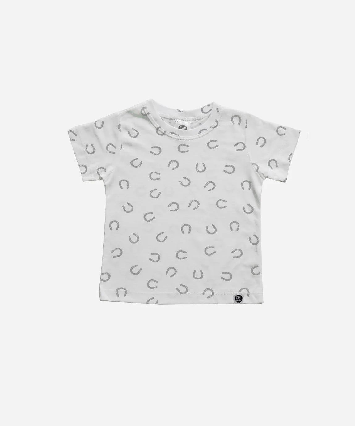 Camiseta Infantil Manga Curta Unissex | Lucky - MiniMalista Baby - 0.3, b2b, black-friday, com-desconto-mm10, Kids, Meia Estação, Menino, minime, new, tab-tam-camiseta-manga-curta -bebê-minimalista-estiloso
