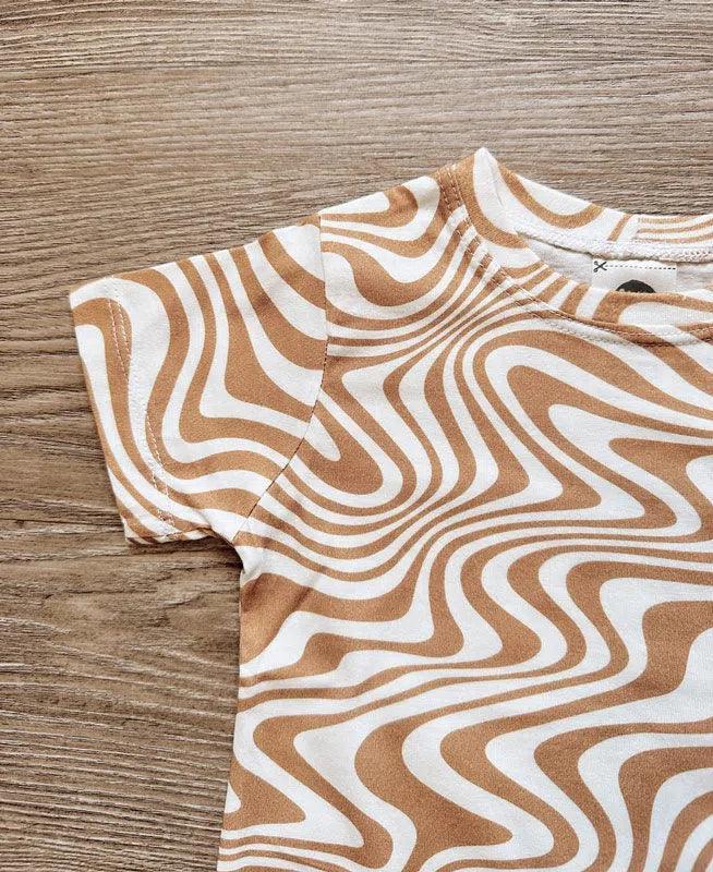 Camiseta Infantil Manga Curta Unissex | Swirl - MiniMalista Baby - 0.3, b2b, black-friday, com-desconto-mm10, Kids, Meia Estação, Menino, tab-tam-camiseta-manga-curta -bebê-minimalista-estiloso