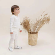 Camiseta Infantil Unissex Manga Longa Canelado Botões MiniMalista | Liso Branco Off - MiniMalista Baby - 0.25, 0.3, Ano Novo, anonovo, b2b, black-friday, com-desconto-mm10, Frio, Kids, Menina, Neutro, new, Reveillon, tab-tam-camiseta-botao-frontal, tab-tam-camiseta-botão-frontal-manga-longa, Unissex -bebê-minimalista-estiloso