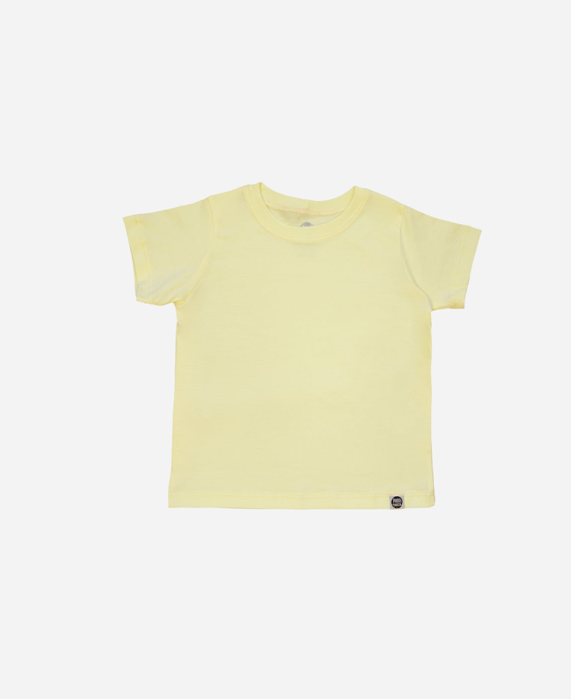 Camiseta Infantil Manga Curta Unissex | Liso Manteiga