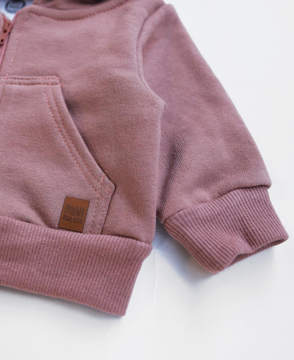 Casaco Capuz e Ziper Peluciado Unissex MiniMalista | Liso Dark Rose - MiniMalista Baby - 0.2, 0.3, b2b, Baby, black-friday, com-desconto-mm10, Frio, Kids, Menina, Neutro, tab-medidas-casaco-capuz, tab-tam-casaco-capuz-ziper-bebe, Unissex -bebê-minimalista-estiloso