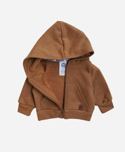 Casaco Capuz e Ziper Peluciado Unissex MiniMalista | Liso Goldie - MiniMalista Baby - 0.3, b2b, Baby, black-friday, com-desconto-mm10, Frio, Kids, Menino, Neutro, tab-medidas-casaco-capuz, tab-tam-casaco-capuz-ziper-bebe, Unissex, Winter Sale 20% -bebê-minimalista-estiloso