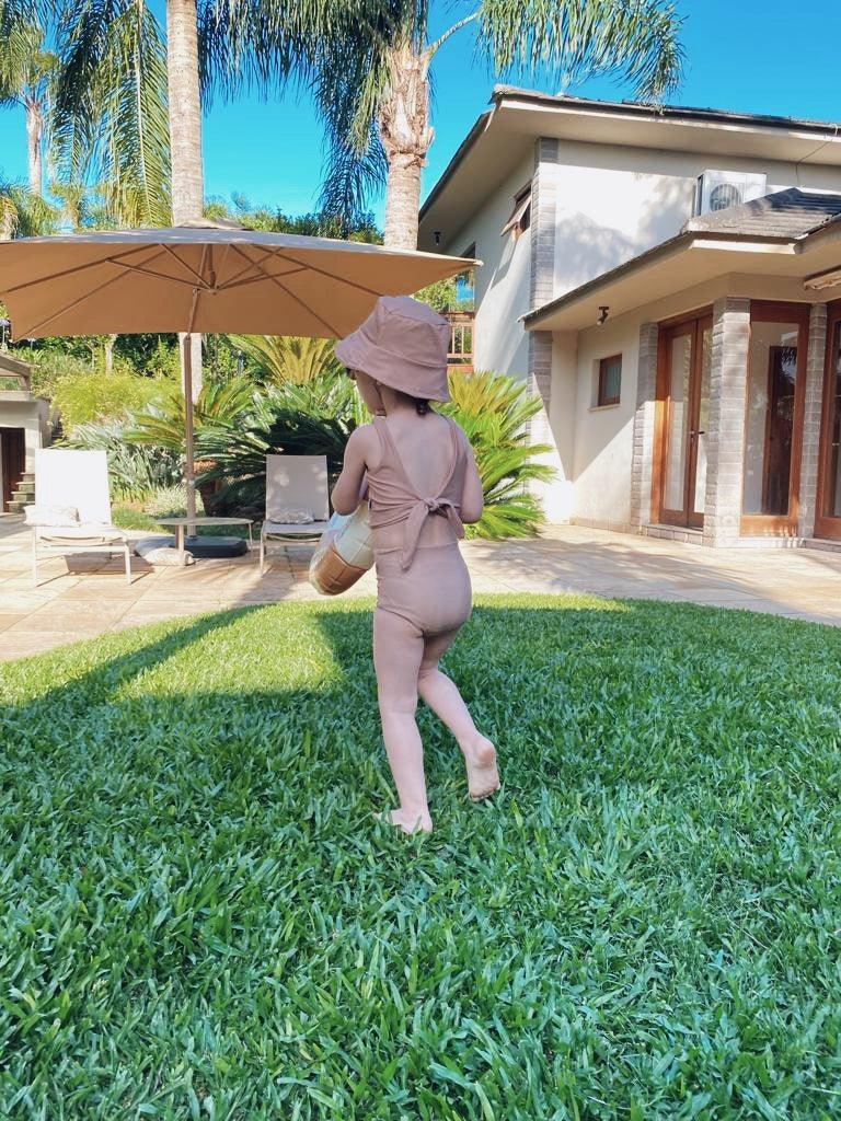 Chapéu Bucket Hat Infantil Unissex Estampado UV50+ MiniMalista | Liso Mocha - MiniMalista Baby - 0, 0.3, b2b, black-friday, Calor, com-desconto-mm10, Menina, Menino, SALE-FINAL, tabela-tamanho-chapéu, Verão -bebê-minimalista-estiloso