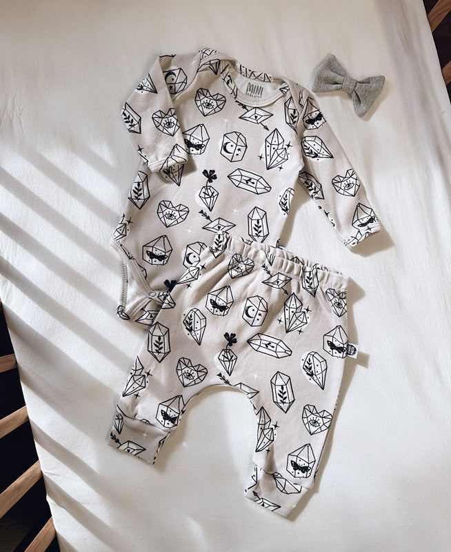 Body de Bebê Manga Longa Unissex | Crystal