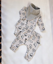 Conjunto Body Manga Longa e Calça Bebê | Crystal