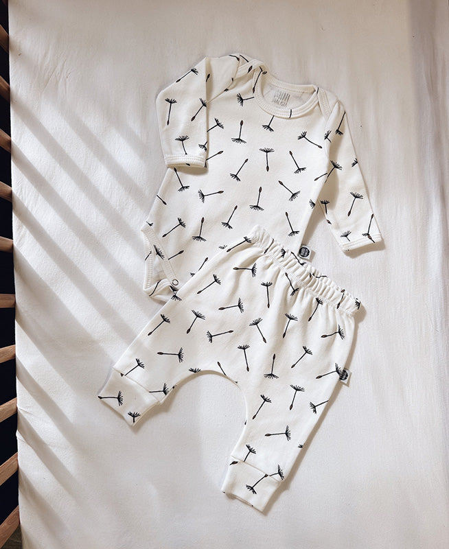 Conjunto Body Manga Longa e Calça Bebê | Dandelion