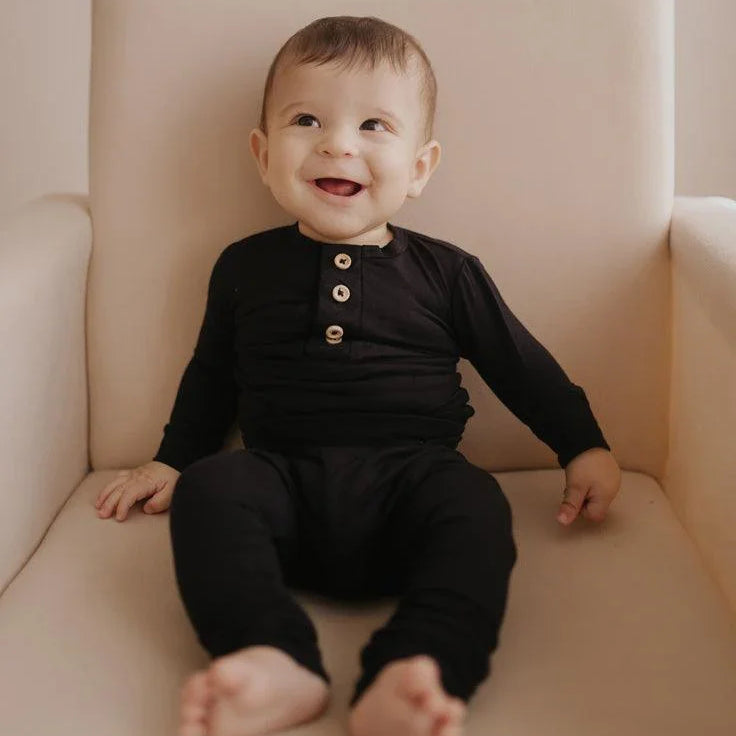 Conjunto Bebê Loungewear Slim Fit Liso - MiniMalista Baby - Ano Novo, anonovo, b2b, Baby, Meia Estação, Menina, Neutro, new, Reveillon, Roupa de usar em casa, Unissex -bebê-minimalista-estiloso