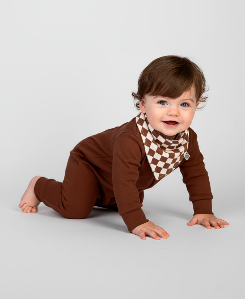 Conjunto Bebê Macacão + Babador | Oak e Racer Oak