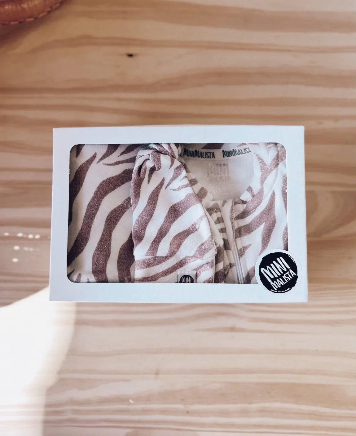 Kit Presente Saída de Maternidade Bebê 4 peças | Feline - Com Caixa Presente