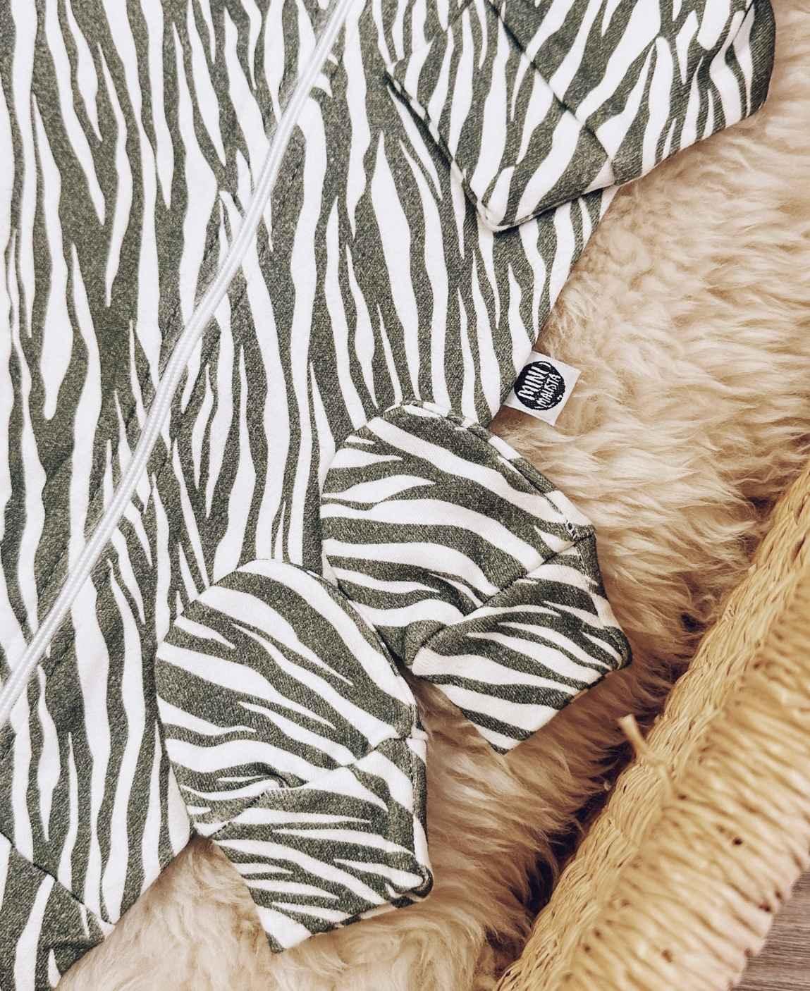 Kit Presente Saída de Maternidade Bebê 4 peças | Zebra