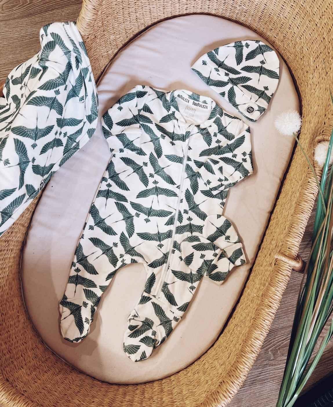 Kit Presente Saída de Maternidade Bebê 4 peças | Blue Flock
