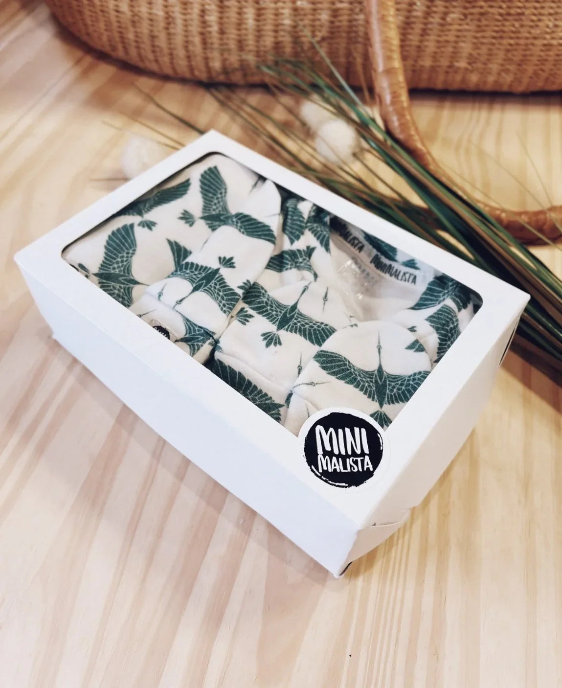 Kit Presente Saída de Maternidade Bebê 4 peças | Blue Flock
