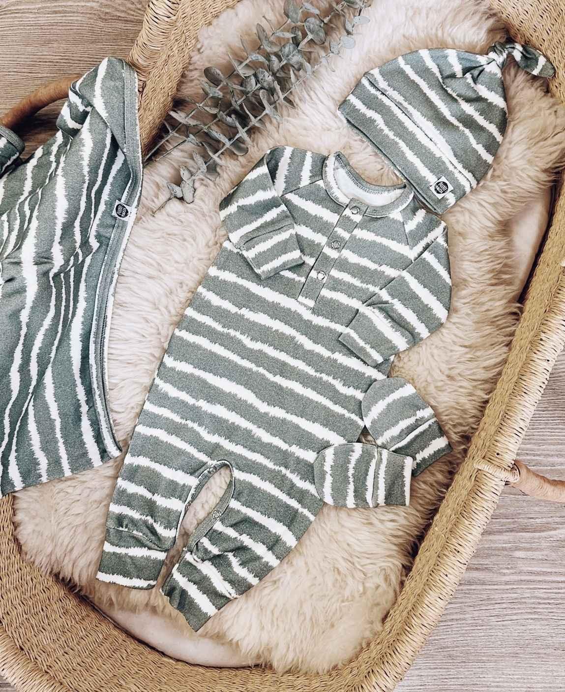 Kit Presente Saída de Maternidade Bebê 4 peças | Tie Dye