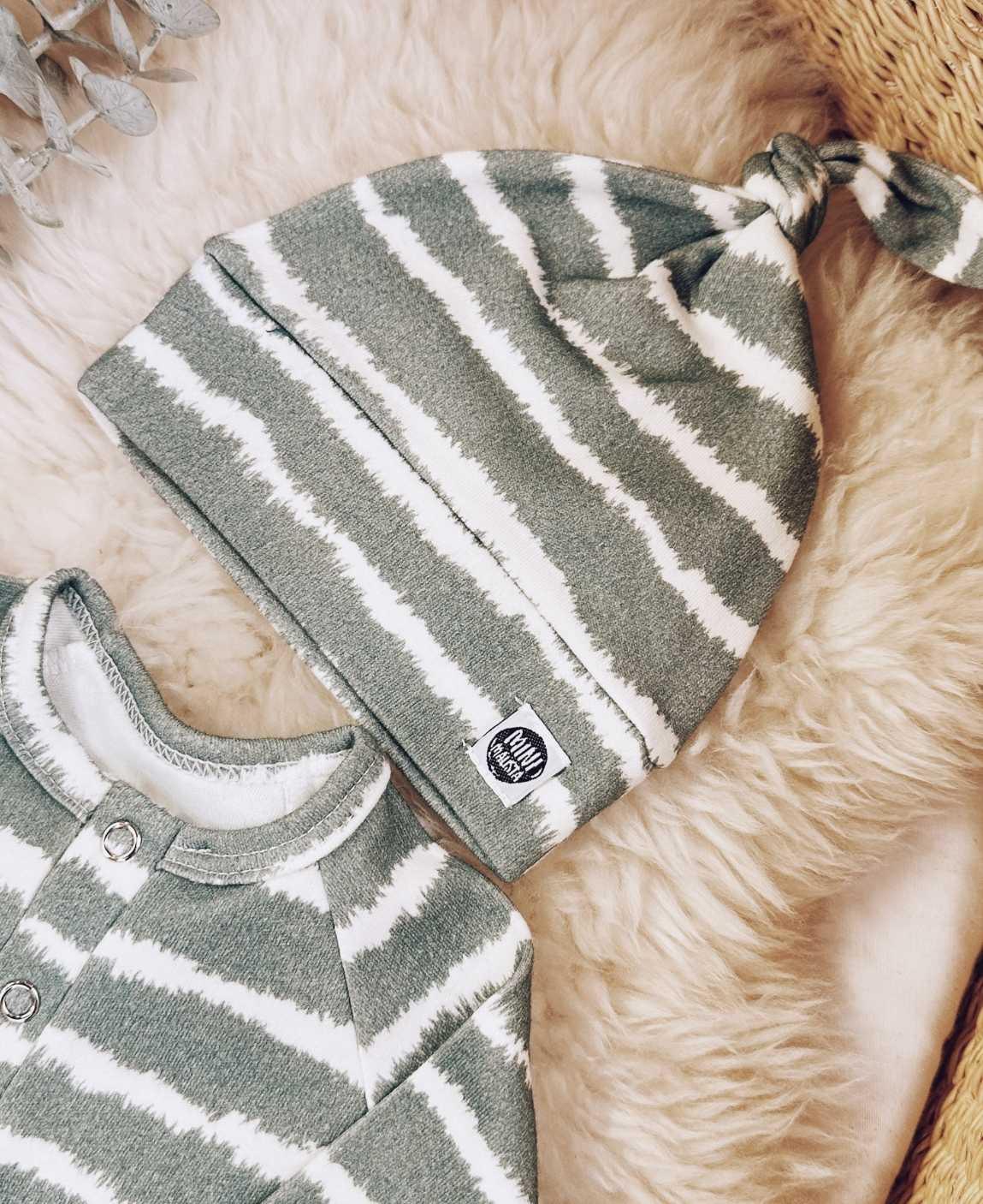 Kit Presente Saída de Maternidade Bebê 4 peças | Tie Dye - Com Caixa Presente