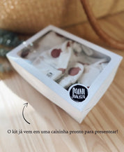 Kit Presente Saída de Maternidade Bebê 4 peças | Seashell