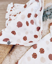 Kit Presente Saída de Maternidade Bebê 4 peças | Seashell - Com Caixa Presente