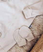 Kit Presente Saída de Maternidade Bebê 4 peças | Liso Sand