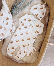 Kit Presente Saída de Maternidade Bebê 4 peças | Yin Yang - Com Caixa Presente