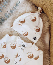 Kit Presente Saída de Maternidade Bebê 4 peças | Yin Yang