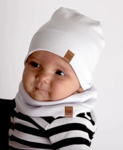 Gorro Infantil Canelado Unissex MiniMalista Liso Branco Algodão - MiniMalista Baby - 0.25, 0.3, anonovo, b2b, black-friday, com-desconto-mm10, Frio, Menina, Neutro, Unissex, Winter Sale 30% -bebê-minimalista-estiloso