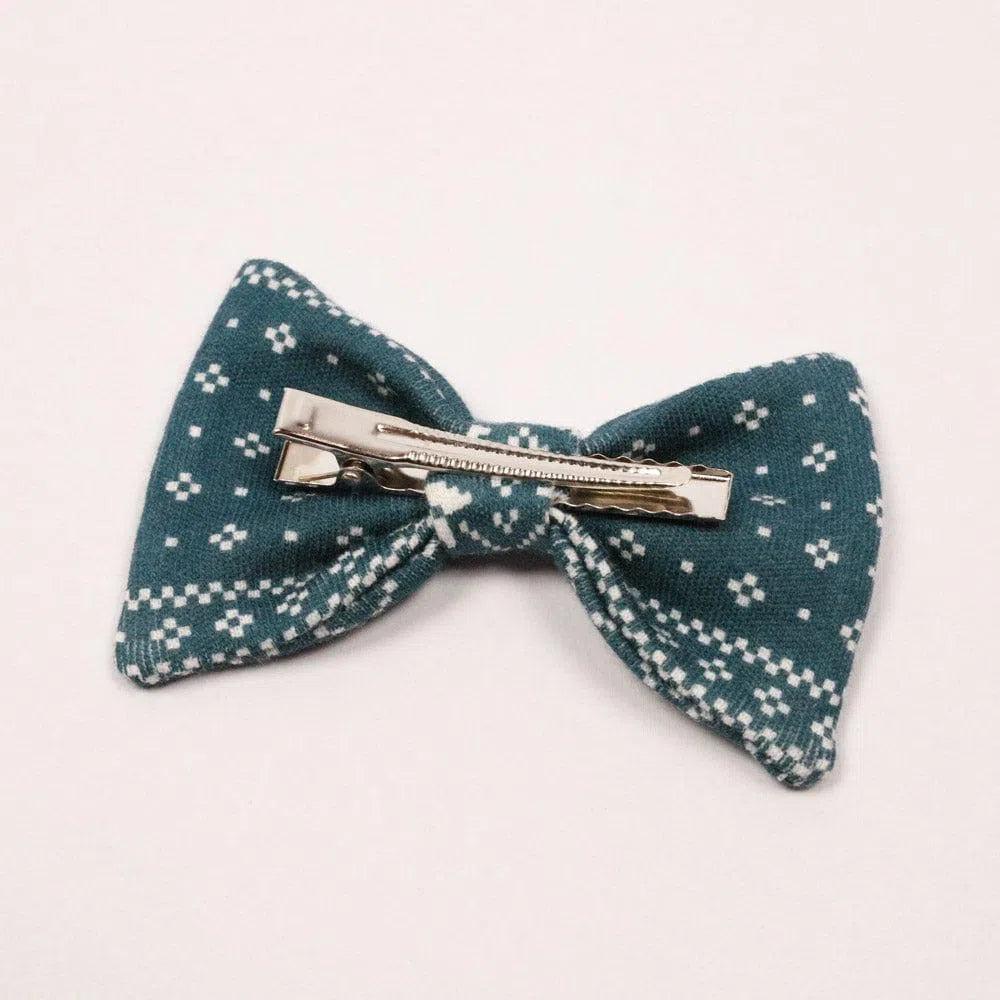 Laço de Cabelo com Clip | Sweater - MiniMalista Baby - 0, b2b, Baby, Christmas, com-desconto-mm10, laço-clip, Meia Estação, Menina, natal, SALE-FINAL, Xmas -bebê-minimalista-estiloso