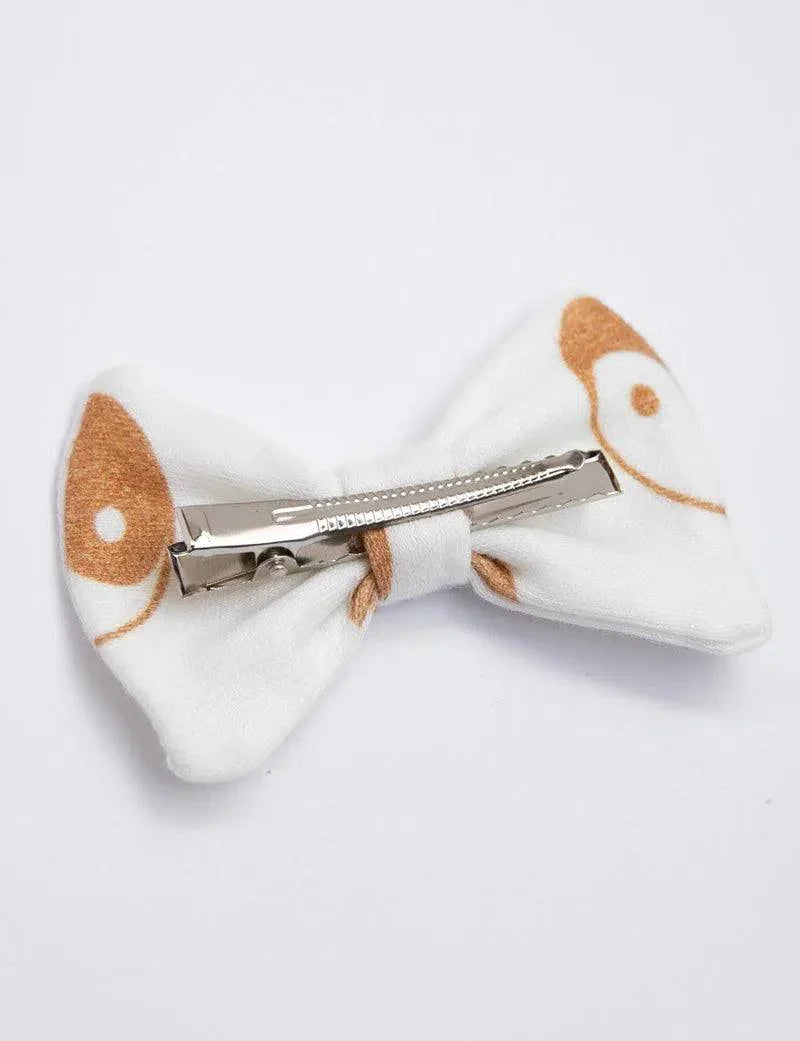 Laço de Cabelo com Clip | Yin Yang - MiniMalista Baby - 0.3, b2b, Baby, black-friday, com-desconto-mm10, laço-clip, Meia Estação, Menina -bebê-minimalista-estiloso