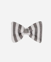 Laço de Malha com Clip de Cabelo | Listras Retrô Cinza - MiniMalista Baby - 0.3, 0.45, b2b, Baby, black-friday, laço-clip, Meia Estação, Menina, outlet, SALE-FINAL -bebê-minimalista-estiloso