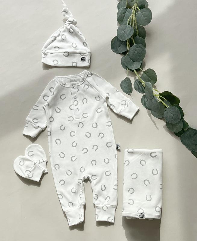 Luvinha Bebê Recém-Nascido Estampada | Lucky - MiniMalista Baby - 0.3, b2b, Baby, black-friday, com-desconto-mm10, Meia Estação, Menino, new -bebê-minimalista-estiloso