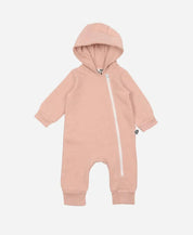 Macacão Bebê Capuz e Ziper Moletom Unissex MiniMalista | Liso Mystic Rose - MiniMalista Baby - 0.4, b2b, Baby, black-friday, com-desconto-mm10, Frio, Menina, tab-tam-macacao-capuz-1, Winter Sale 40% -bebê-minimalista-estiloso