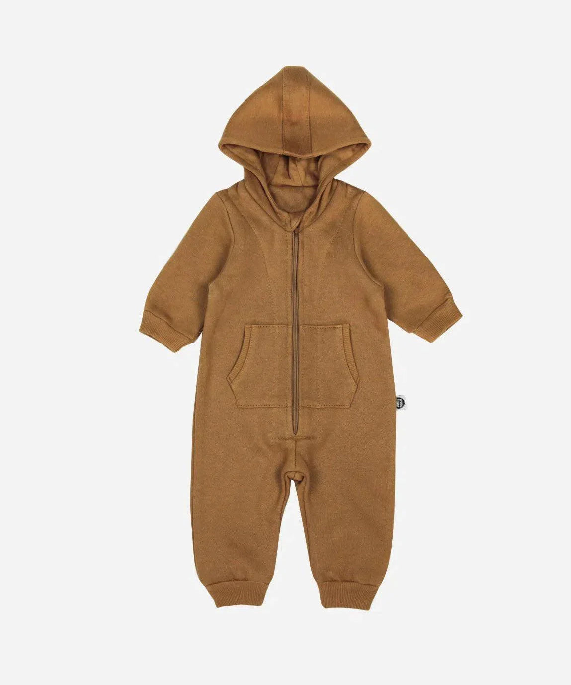 Macacão Bebê Capuz e Ziper Unissex Moletom Peluciado MiniMalista | Liso Goldie - MiniMalista Baby - 0.5, b2b, Baby, black-friday, com-desconto-mm10, Frio, Menino, Neutro, Unissex, Winter Sale 20% -bebê-minimalista-estiloso
