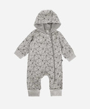 Macacão Bebê Capuz e Ziper Unissex Moletom Peluciado | Satellite Mescla - MiniMalista Baby - 0.5, b2b, Baby, black-friday, com-desconto-mm10, Frio, Menino, Neutro, SALE-FINAL, tab-tam-macacao-capuz-1, Unissex, Winter Sale 40% -bebê-minimalista-estiloso