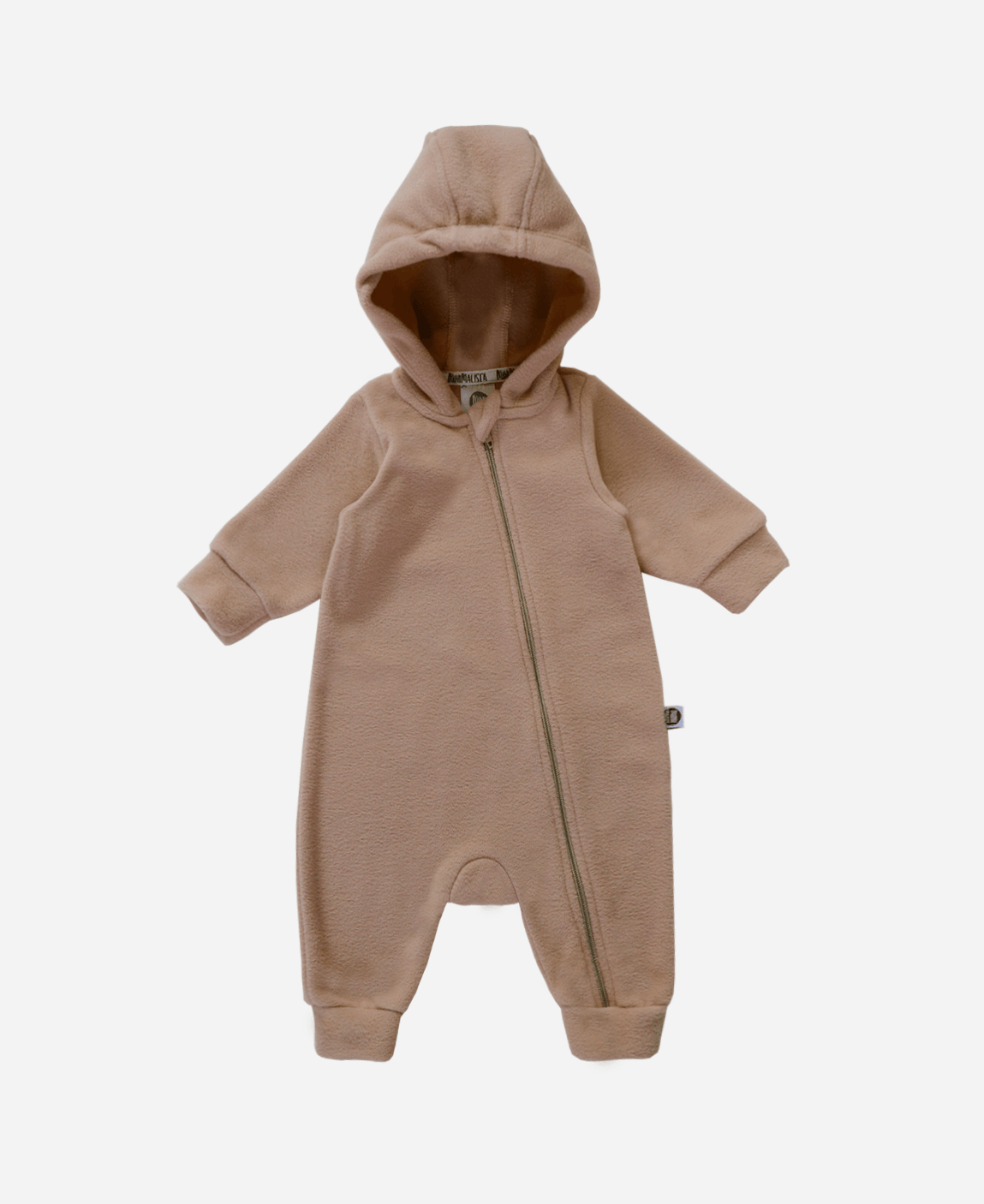 Macacão Bebê Inverno Soft MiniMalista Liso Cinnamon - MiniMalista Baby - b2b, Baby, com-desconto-mm10, Frio, Menino, tab-tam-blusão-soft-bebe -bebê-minimalista-estiloso