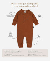 Kit 2 Macacões Canelados | Ginger e Dandelion