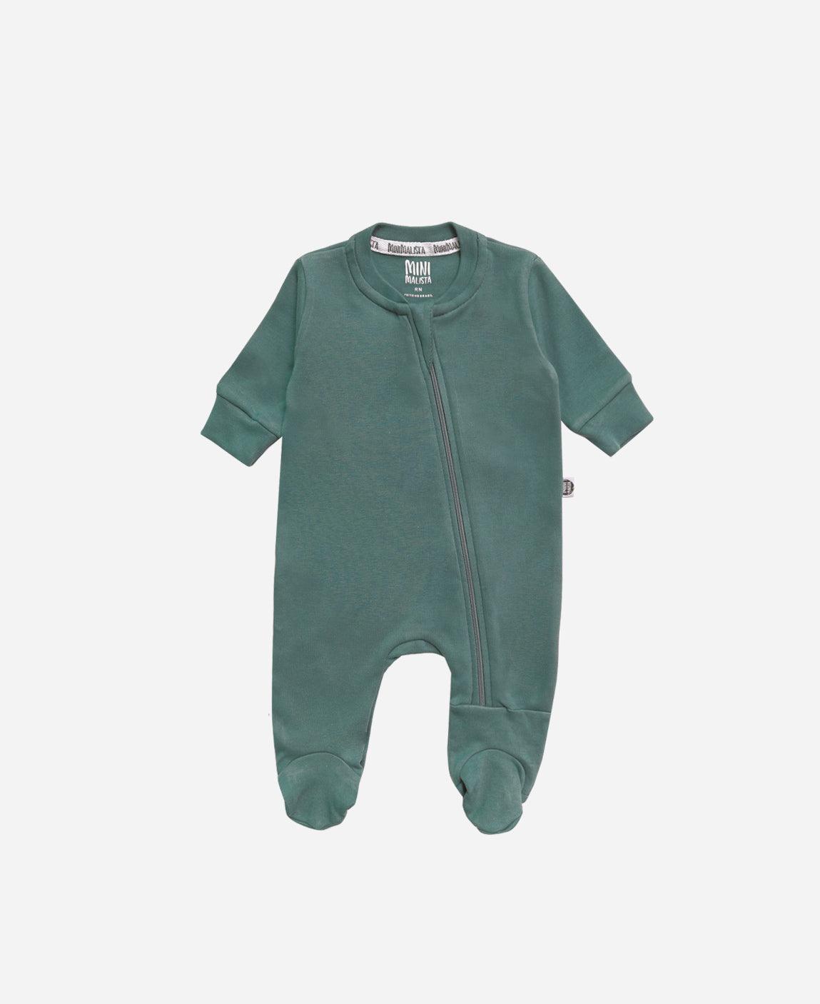 Macacão de Bebê Maternidade Unissex MiniMalista Liso Goblin Blue - MiniMalista Baby - b2b, Baby, com-desconto-mm10, Meia Estação, Menino, new, tab-tam-macacao-maternidade, Winter Sale 30% -bebê-minimalista-estiloso