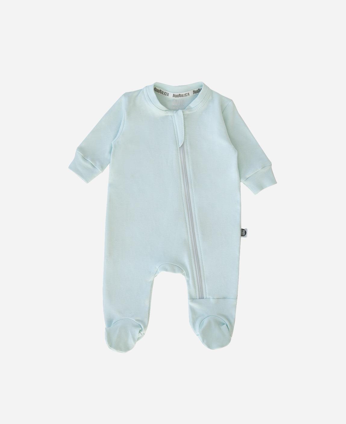 Macacão de Bebê Maternidade Unissex MiniMalista Liso Mint - MiniMalista Baby - b2b, Baby, com-desconto-mm10, Meia Estação, Menino, new, tab-tam-macacao-maternidade -bebê-minimalista-estiloso