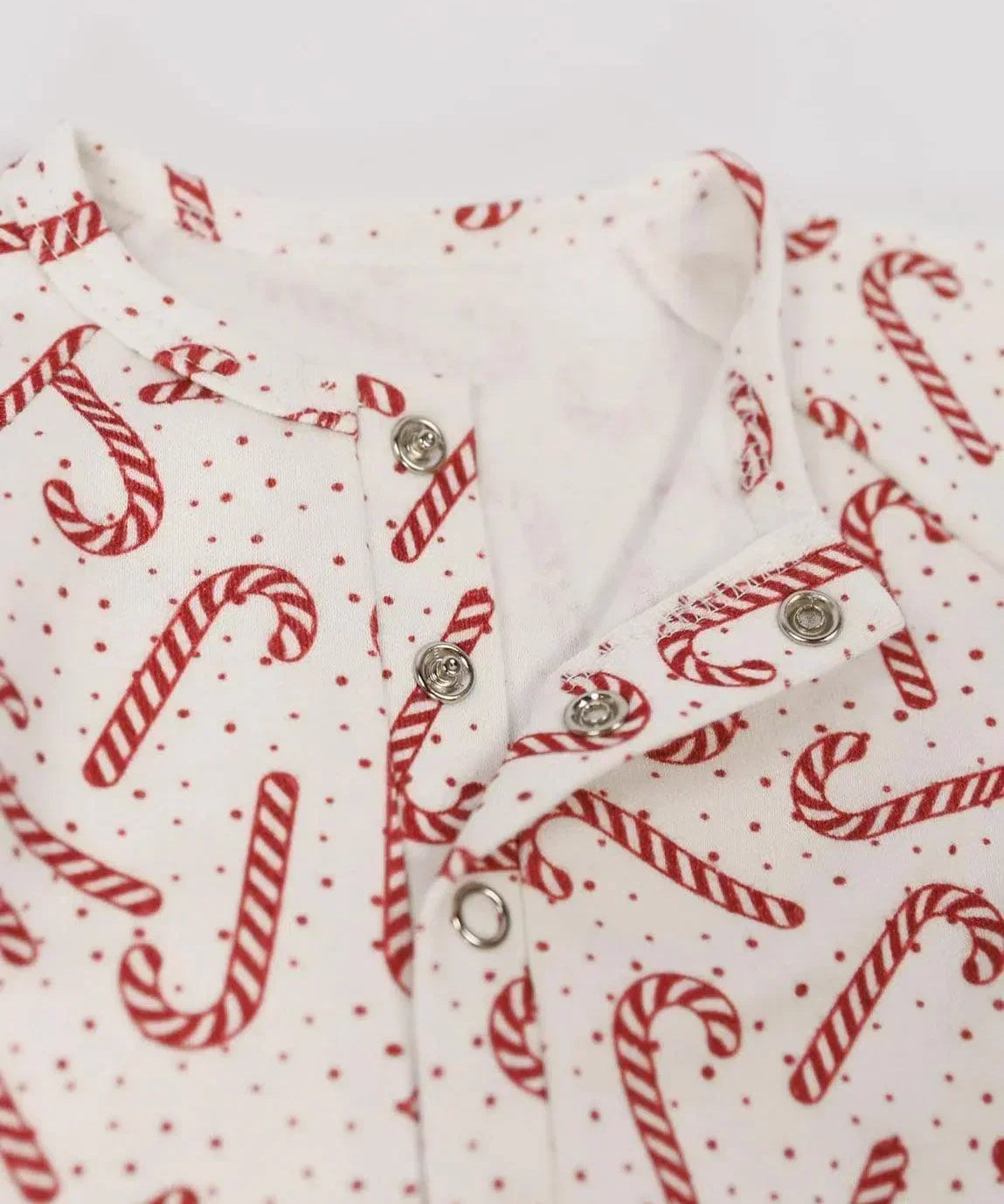 Macacão de Bebê Raglan Botões Unissex | Candy Cane - MiniMalista Baby - 0, 2macacoespor199, b2b, Baby, Christmas, com-desconto-mm10, Meia Estação, Menina, natal, Neutro, tab-tam-mac-botões, Unissex, Xmas -bebê-minimalista-estiloso