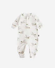 Macacão de Bebê Raglan Botões Unissex | Mallard Duck - MiniMalista Baby - 0.3, 2macacoespor199, b2b, Baby, black-friday, com-desconto-mm10, Meia Estação, Menino, tab-tam-mac-botões -bebê-minimalista-estiloso