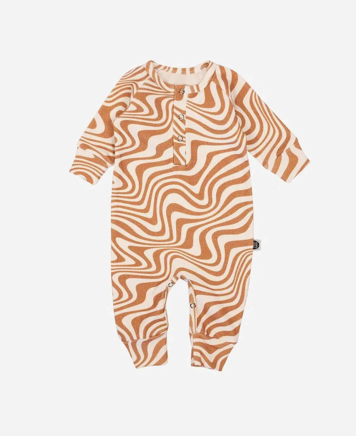 Macacão de Bebê Raglan Botões Unissex | Swirl - MiniMalista Baby - 0.35, 2macacoespor199, b2b, Baby, black-friday, com-desconto-mm10, Meia Estação, Menino, tab-tam-mac-botões -bebê-minimalista-estiloso