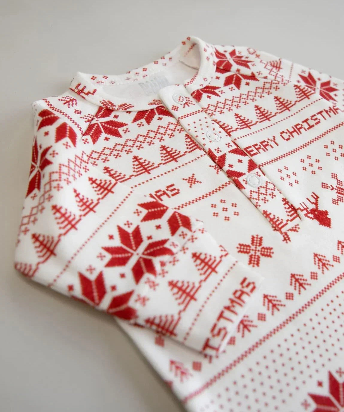 Macacão de Bebê Raglan Botões Unissex | Xmas Tricot - MiniMalista Baby - 0, 2macacoespor199, b2b, Baby, Christmas, com-desconto-mm10, Meia Estação, Menina, natal, Neutro, tab-tam-mac-botões, Unissex, Xmas -bebê-minimalista-estiloso